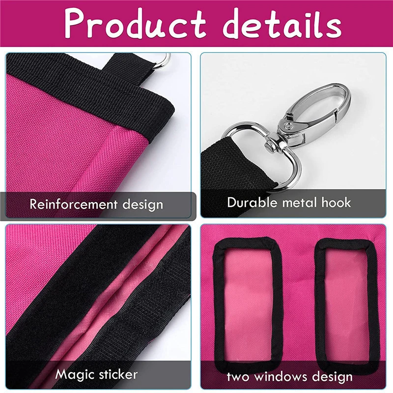 Bolsa de heno colgante para conejillos de indias, alimentador de animales pequeños, dispensadores de alimentos para conejos, accesorios para jaulas, bolsa de alimentación para mascotas, 2/4 agujeros - imagen 3