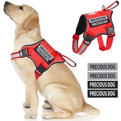 Arnés sin tirones reflectante transpirable y ajustable para perros