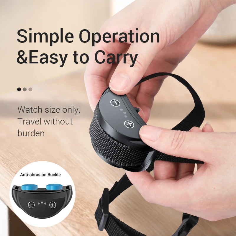 ROJECO-Collar eléctrico antiladridos para perros, collares de Control de ladridos para entrenamiento de perros recargables, tapón automático para ladridos de perros - imagen 2