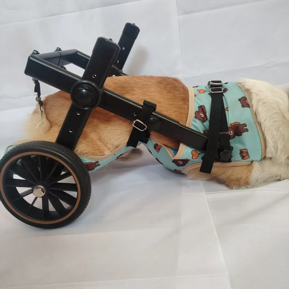 Nueva silla de ruedas para perros, silla de ruedas para gatos, mejora retráctil, ligera, asistencia para mascotas, actualización de coche, suministros para perros - imagen 4