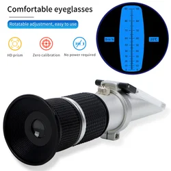 Refractómetro Brix 0-90% – Medidor de miel para controlar grados Brix
