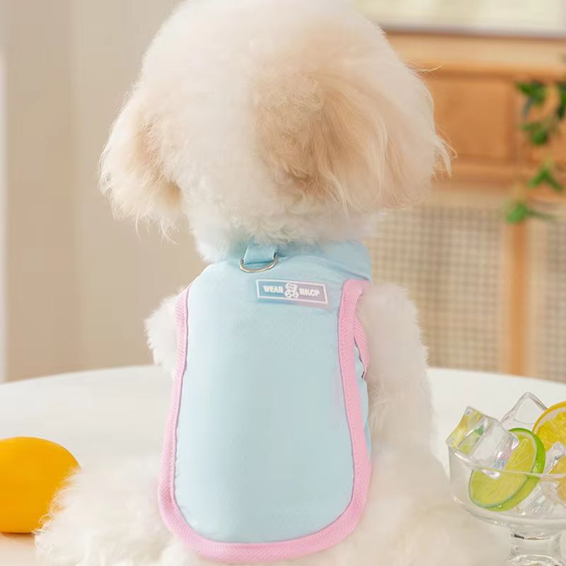 Ropa de verano para perros: camiseta refrescante con protección solar