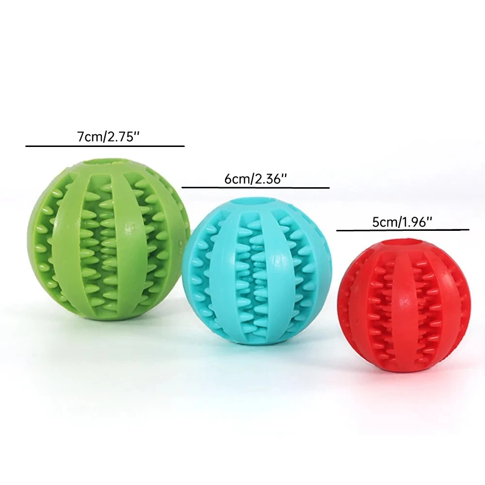 Pelota caucho interactiva para perros – Masticable y dental - imagen 4