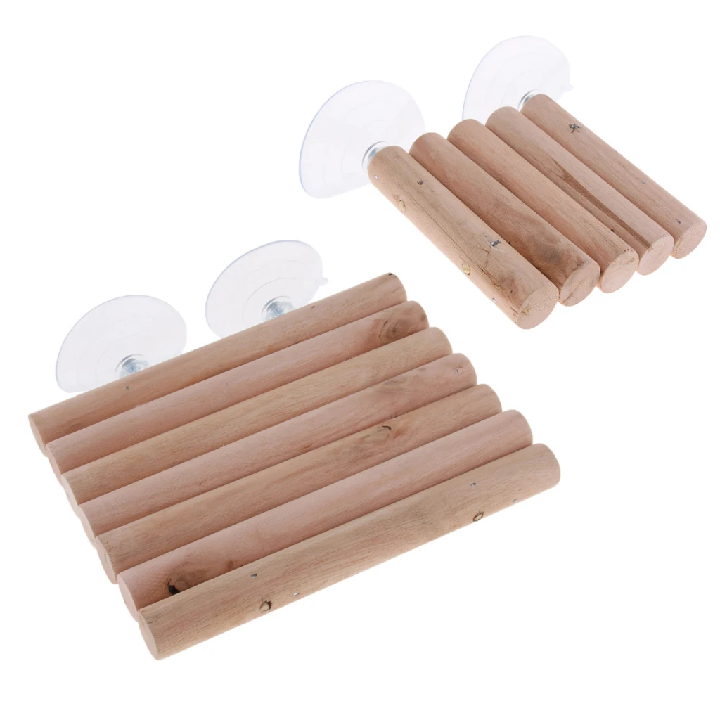 Reptile vivarium decoration aquarium ornament turtle sunbathing wooden platform