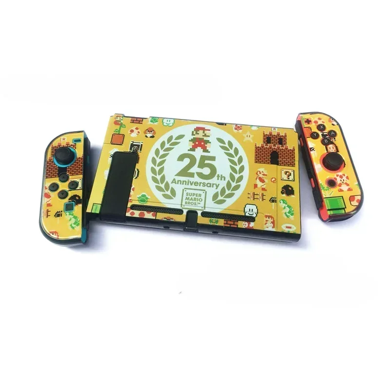 Funda Super Marios Bros para Nintendo Switch, Fundas protectoras Oled, carcasa dura de Anime para consola Switch NS, accesorios de cubierta Joycon - imagen 4