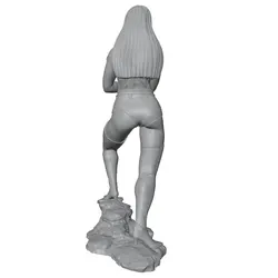 Miniatura de resina sin pintar 1/24 – Figura coleccionismo para mascotas