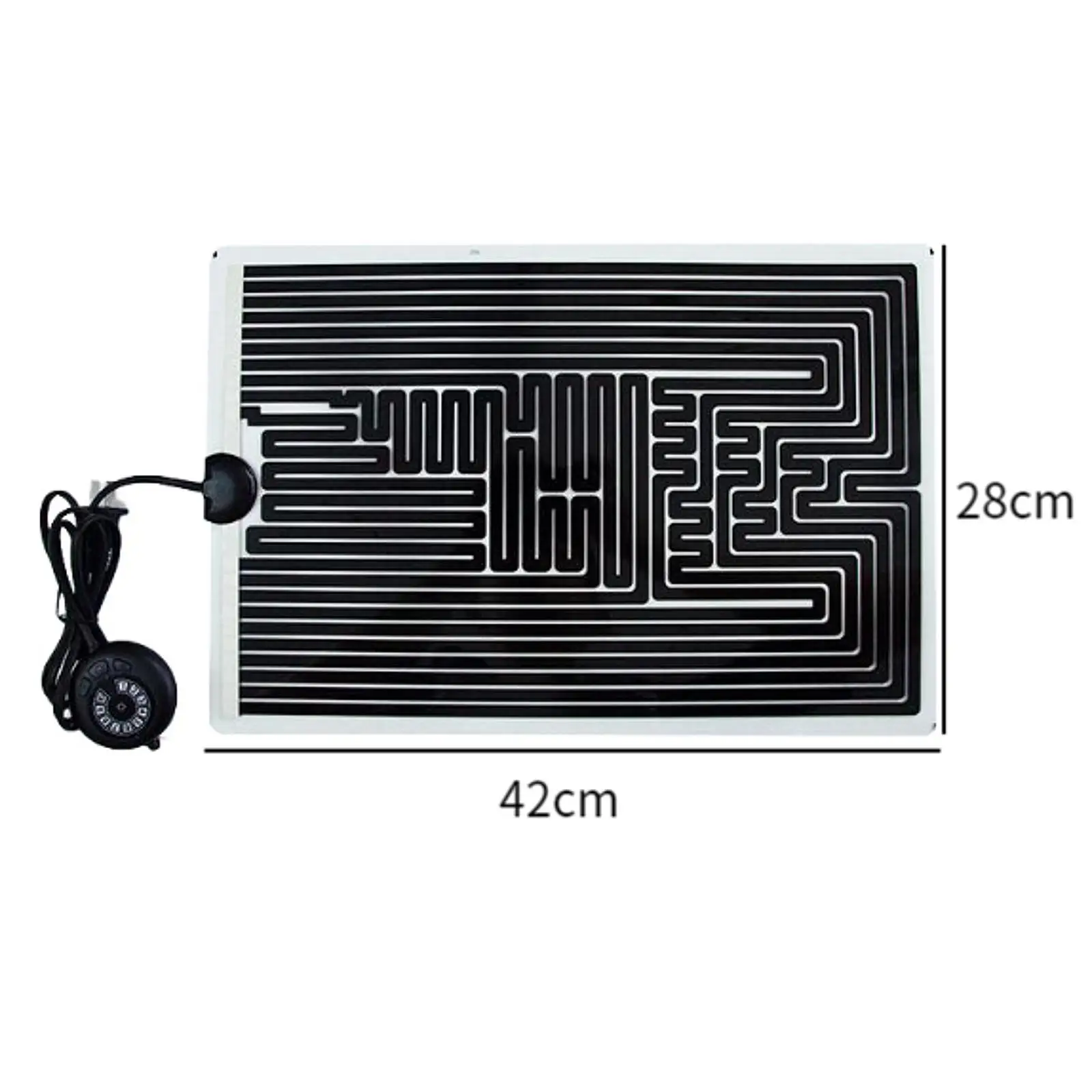 Reptile Heating Pad Adjustable Temperature Portable Indoor Terrarium Heating Mat for Tortoise Frogs Lizards Turtles Gecko