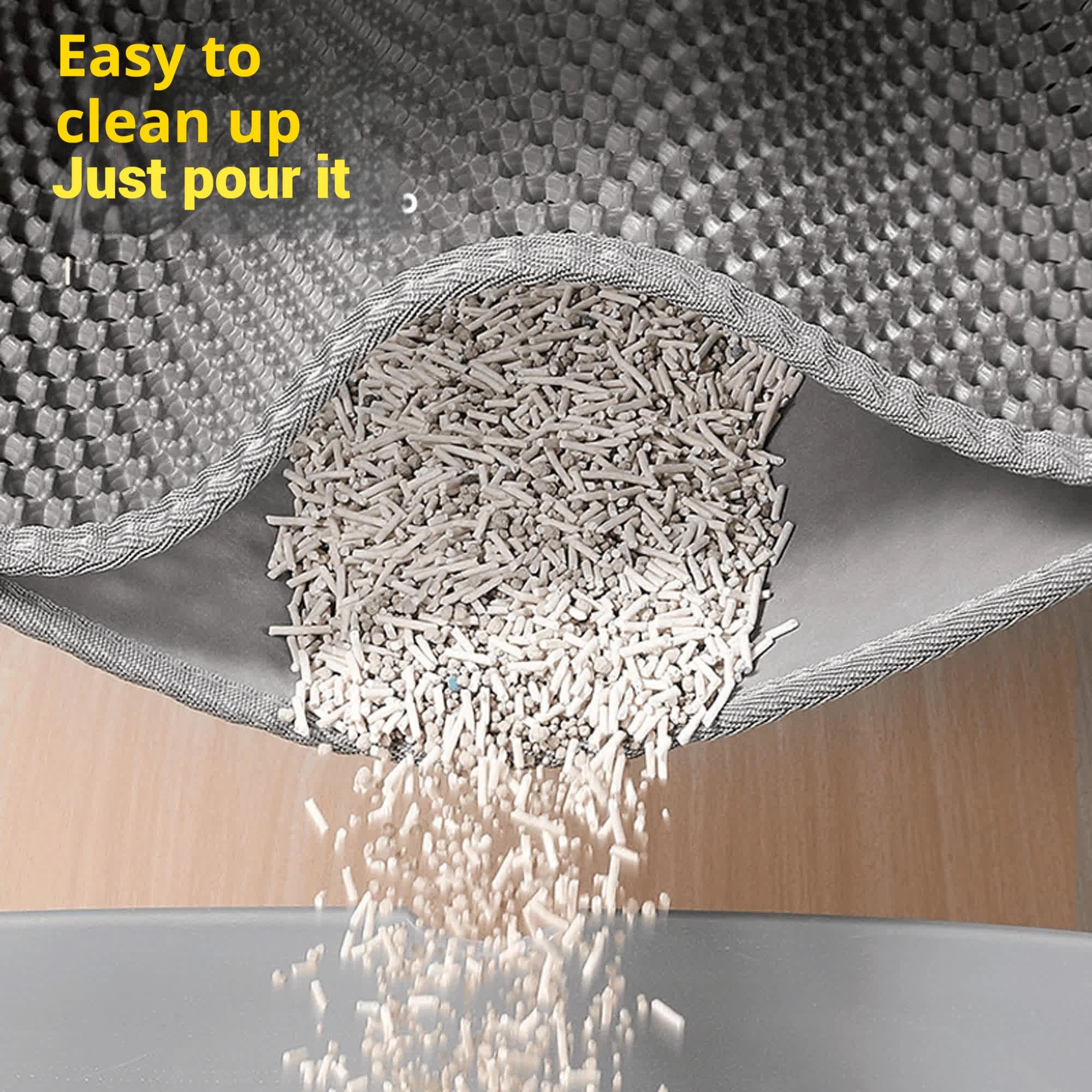 Estera grande para arena para gatos, impermeable, de doble capa, antideslizante, lavable, trampas para arena y patas, estera duradera antifugas para mascotas - imagen 5