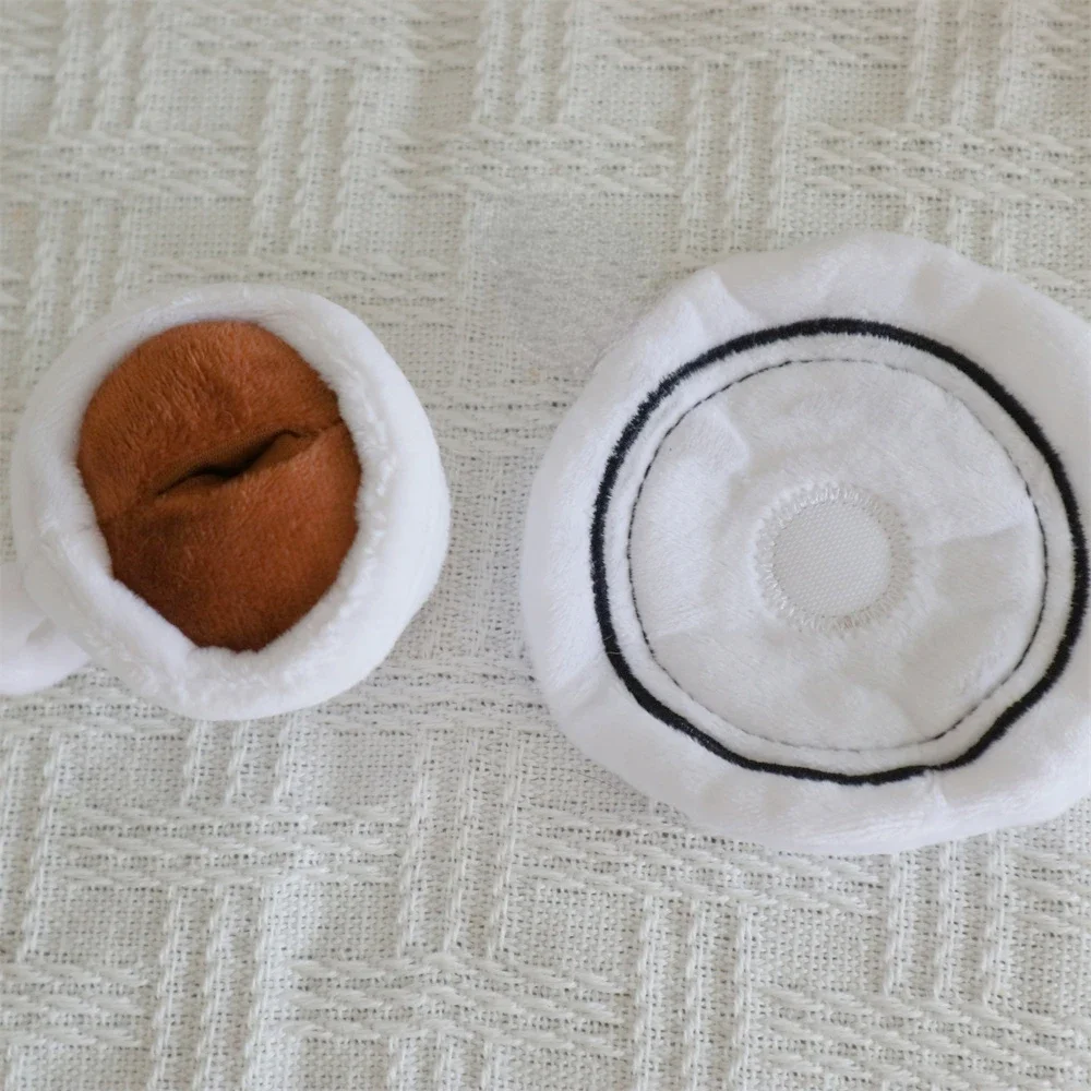 INS nuevo té de la tarde juguete para mascotas perro y gato juguete interactivo ocultar comida juguete simulación pan café juguetes para perros pequeños - imagen 4