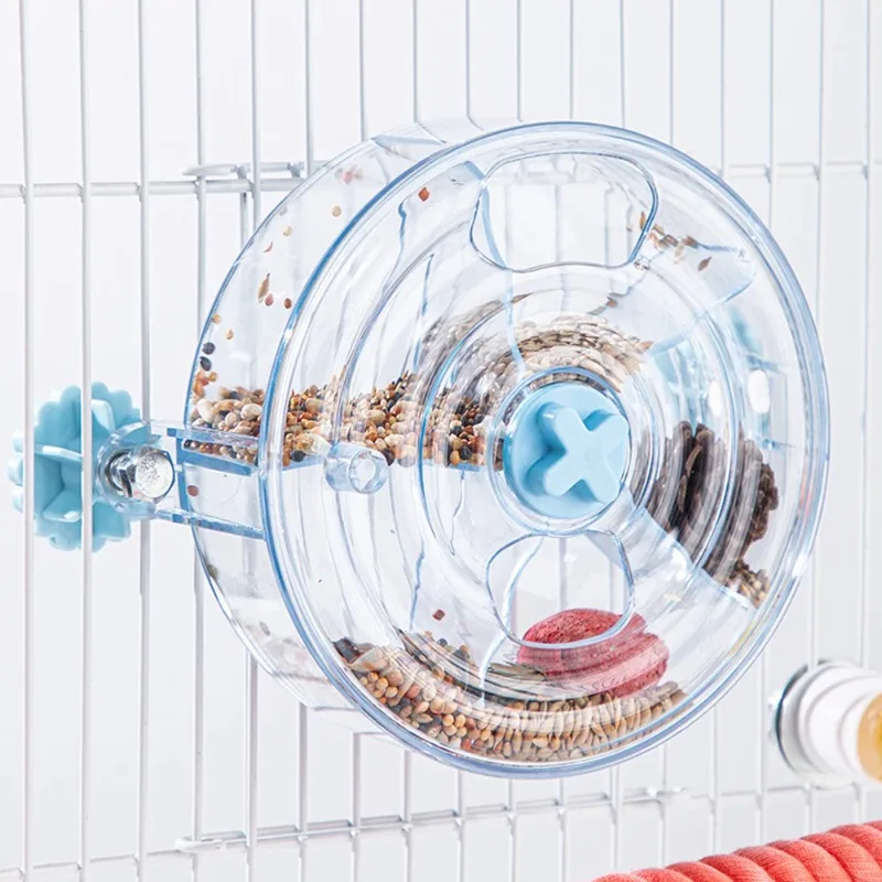 Juguetes de forrajeo de aves, comida de semillas, entrenamiento giratorio, alimentación, loro, jaula de juguete, juguete colgante para mascota, periquito, amor, pájaro, cacatúa, periquito, 1 ud. - imagen 3