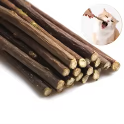 Palos matatabi naturales para gatos – Snack limpiador de dientes (100 uds)