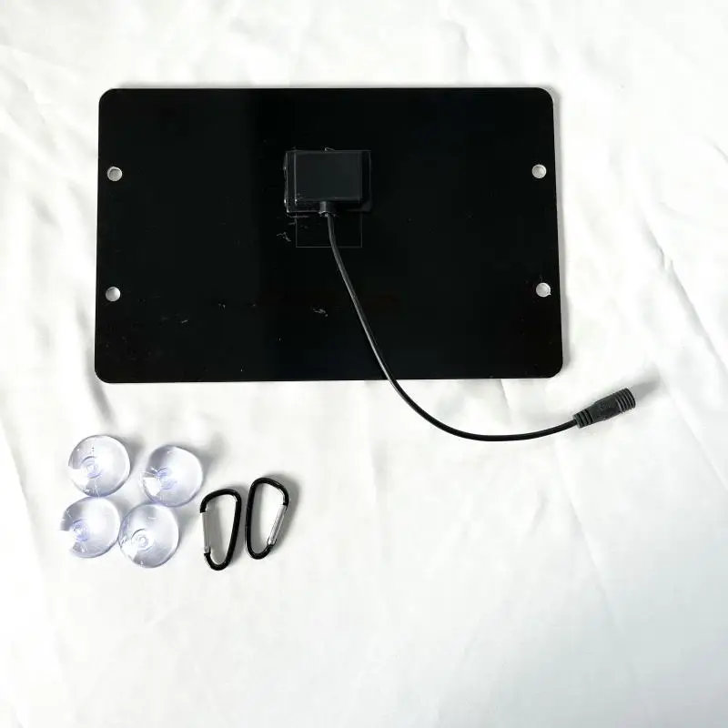 Panel solar ventiladores duales 10W 12V gallinero mascota ventilador doble solar extractor con protección productos para mascotas - imagen 5