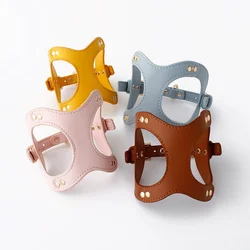 Arnés anti-tirones perro pequeño + chaleco PU gato y correa