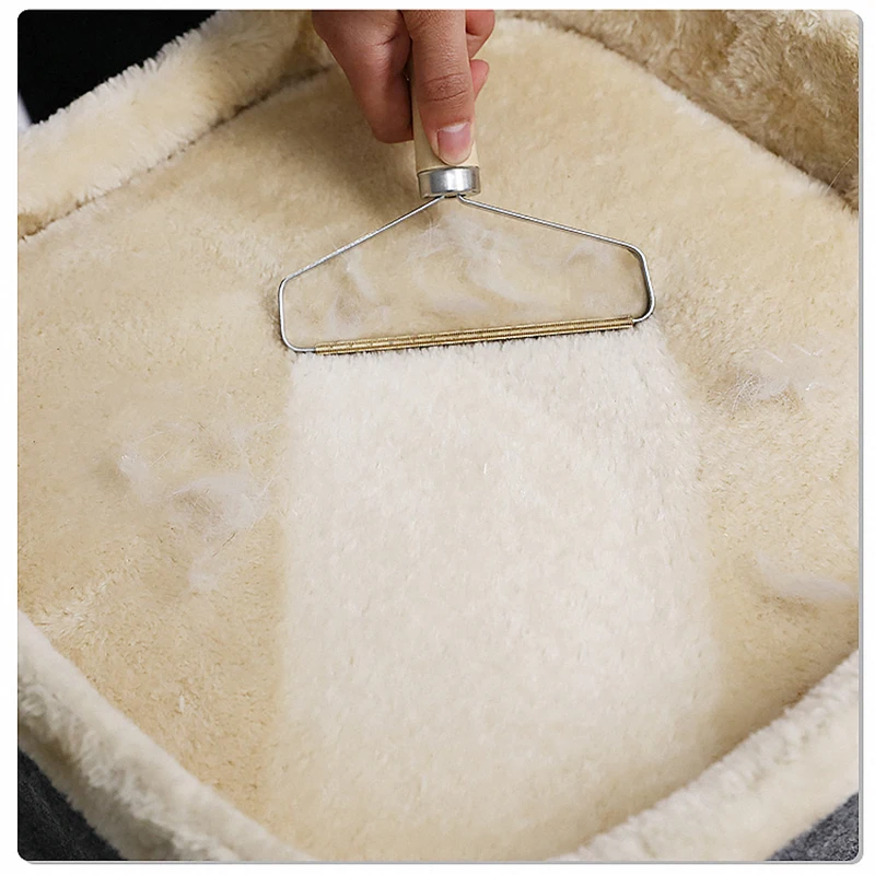 Eliminador de pelusas portátil, cepillo de afeitar de tela pelusa, cepillo removedor de pelo de mascotas, rodillo de pelusa Manual, cepillo de limpieza de ropa y sofá - imagen 3