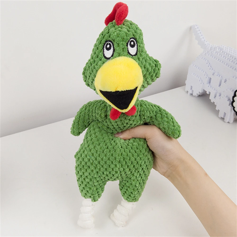 Juguetes de entrenamiento Molar para gatos y perros, juguetes de PANA con forma de animales, juguete chirriante para masticar, juguete de dentición para morder, juguetes chirriantes de felpa para mascotas - imagen 5