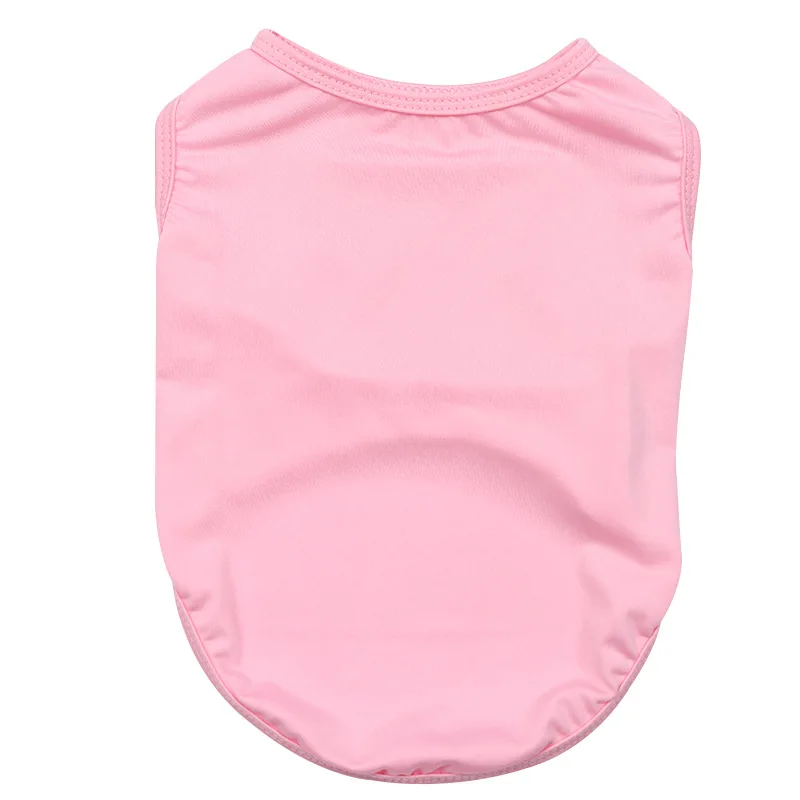 Ropa de diseño de Color puro para perro Unisex, algodón suave sin mangas, ropa clásica para gato, ropa de uso diario de verano, suministros para perros Chihuahua - imagen 5