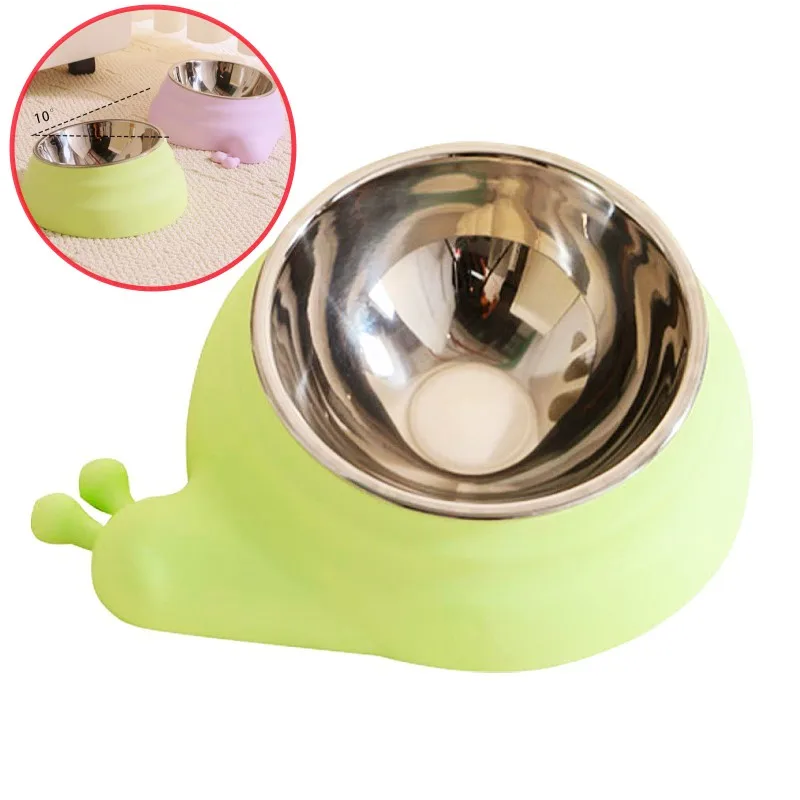 Tazones de acero inoxidable antideslizantes para gatos y perros