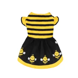 Disfraz de abeja para perros y gatos – Vestido Halloween mascota