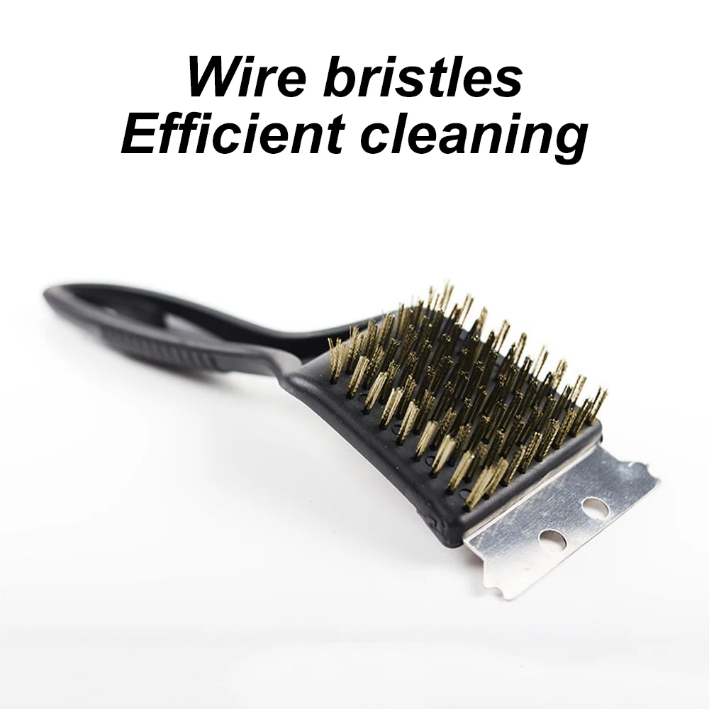 Cepillo limpiador de alambre de acero inoxidable, limpiador de jaulas para pájaros, pala de limpieza multifuncional, herramientas de limpieza duraderas para caídas de pájaros, 1 ud. - imagen 4