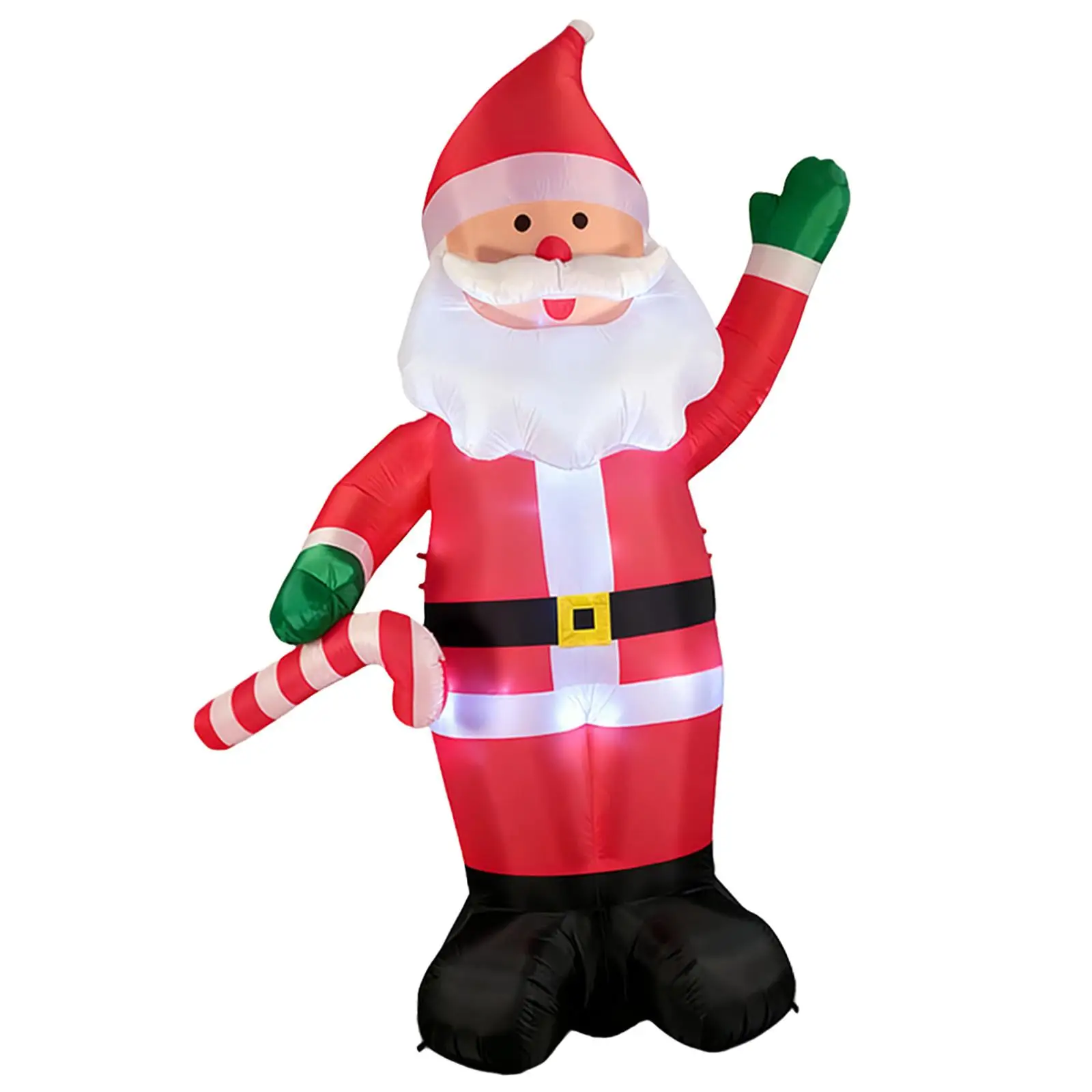 Lighted Santa Claus Christmas Inflatable 12 ft with LED Lights Xmas Decor Blow up Yard Decoration Ornament for Holiday Patio