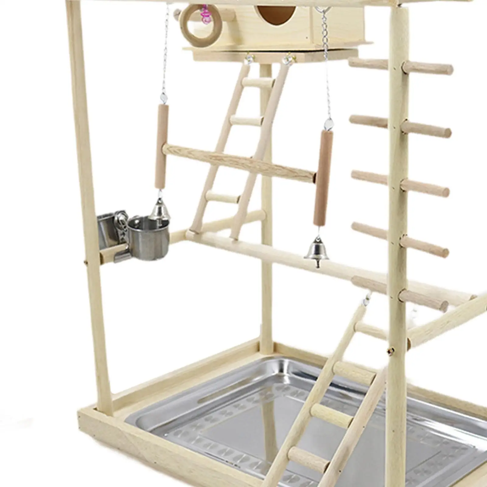 Birds Parrot Playground Wooden Stand for Cockatiels Cockatoos Parakeets Birds Parrot Playground Wooden Stand for Cockatiels Cockatoos Parakeets