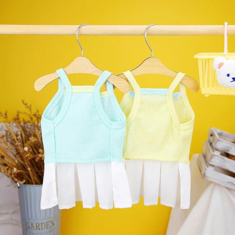 Vestido para mascotas de primavera y verano, falda de princesa, arnés de Navidad, cuerda de tracción, abrigo para perros pequeños, ropa de vacaciones para cachorros, caniche Yorkie - imagen 2