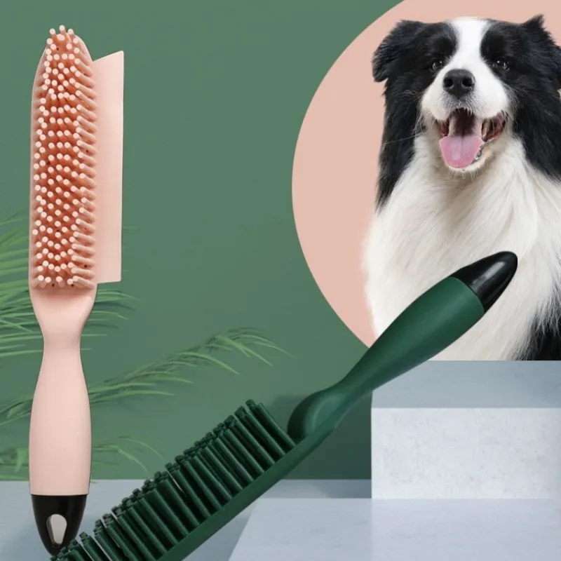 Cepillo para perros, removedor de pelo para mascotas, cepillo de masaje para gatos, peine para perros, peines para perros, ropa, recolector de pelo, pegatina de lana, suministros para mascotas - imagen 2