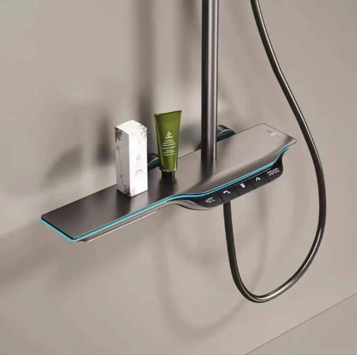 Sistema de ducha termostático inteligente, juego de grifo de ducha Digital para baño, pantalla de temperatura, juegos de ducha LED - imagen 2