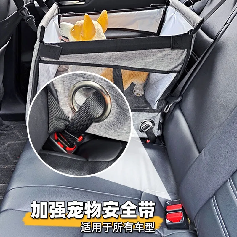 Asiento de seguridad para perros en coche - Transportin y bolsa - imagen 4