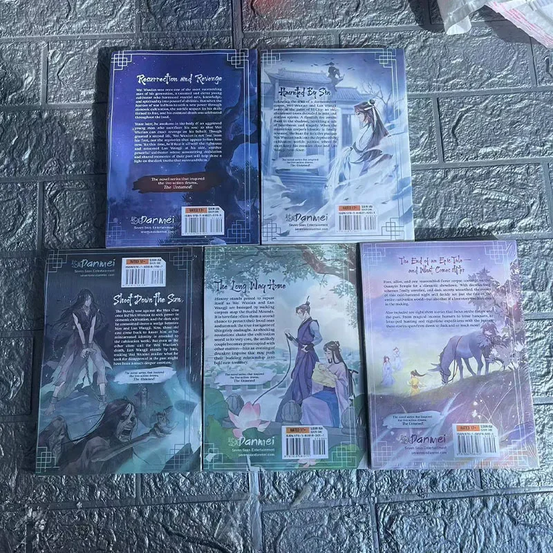 Grandmaster of Demonic Cultivation Mo Dao Zu Shi Vol.1-5 BL Fiction libros en inglés Edtion Grandmaster of Demonic Cultivation - imagen 2