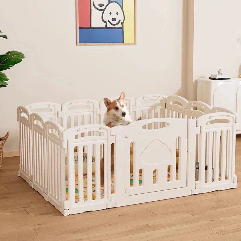 Valla para mascotas de 65CM, jaula para perros de interior, perros pequeños y medianos, valla de oso de peluche Corgi, productos para mascotas - imagen 3