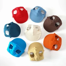 Sombrero solar ajustable para perros - color macarron, comodo