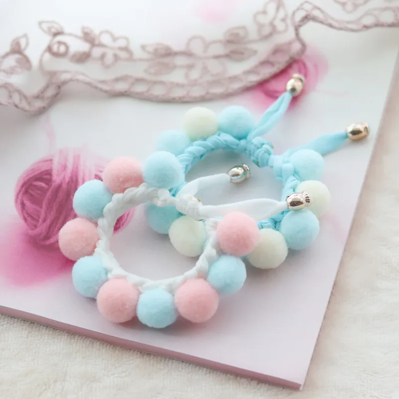 1 Uds. Accesorios para perros, Baberos de bolas coloridas, Collar, arnés, decoración para el cuello de niña, Collar para cachorros Chihuahua, pañuelos, productos para perros - imagen 4