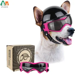 Gafas solares con casco para perros – Protección UV para paseo