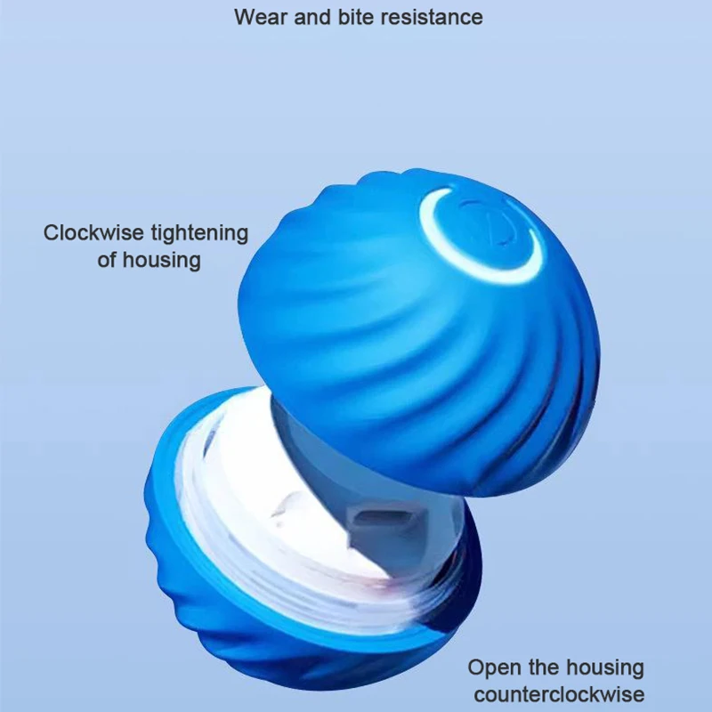 Pelota interactiva para gatos, pelota de juguete eléctrica para gatos con movimiento automático, pelota mágica rodante automática electrónica, juguetes para gatos - imagen 5