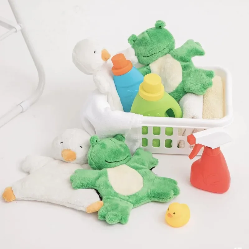 INS nueva simulación de juguetes para mascotas de dibujos animados lindo Rana pato ocultar comida olfatear Bb ladrando Vocal juguetes para perros Bichon Teddy cachorro juguetes de peluche - imagen 5