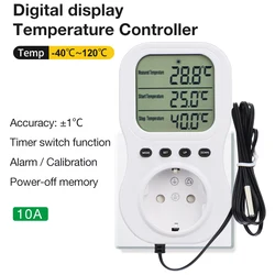 Enchufe termostato digital para mantas calefactoras de gato y perro