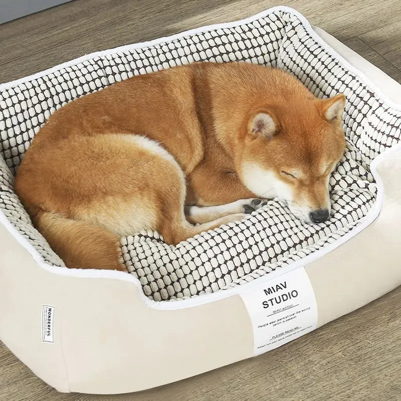 Alfombra cálida para sofá cama de perro, cojín acolchado de felpa para perros pequeños y grandes, camas para dormir, casas para gatos, manta lavable, funda para sofá - imagen 5