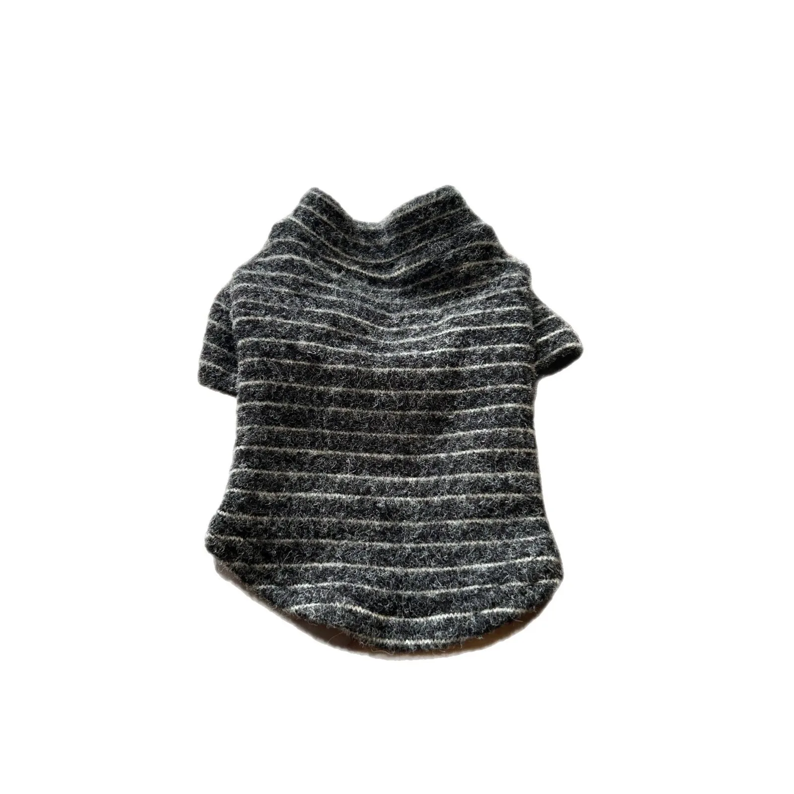 Camiseta invernal gruesa de rayas negras para perro Yorkshire - imagen 5