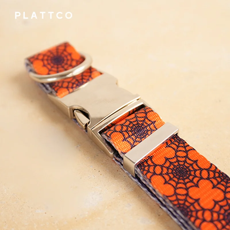 Collar araña ajustable para perro con hebilla plateada – Tallas S a XL - imagen 4