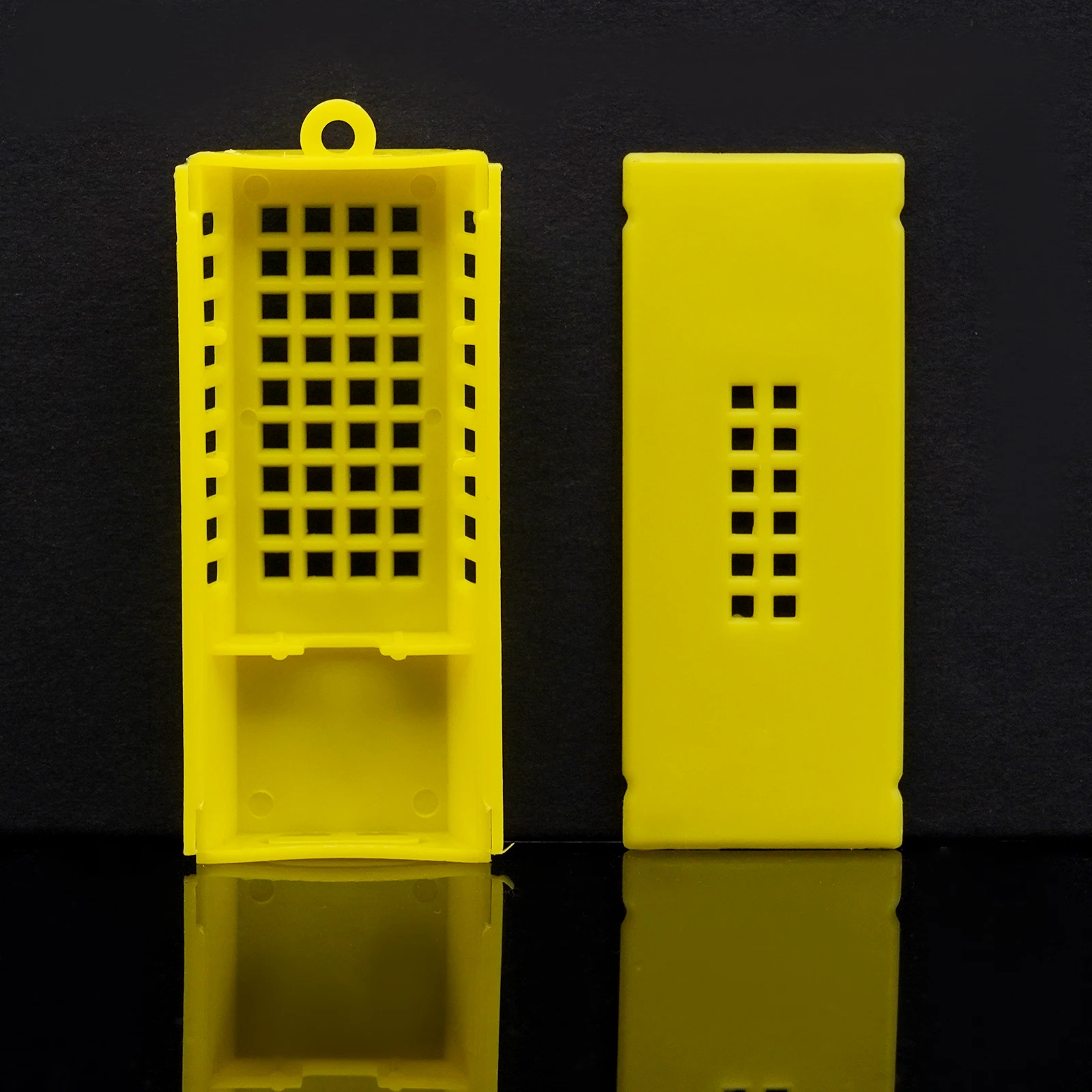 Jaula de plástico para transporte de apicultura, herramientas de apicultura de 12 piezas, color amarillo, blanco, abejas, Reina, Sala de correos - imagen 3