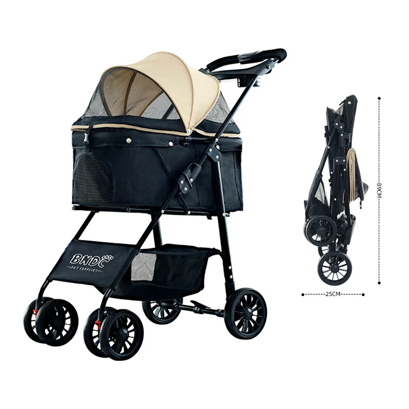 Transportín para perros y gatos – Plegable ligero para viaje - imagen 5