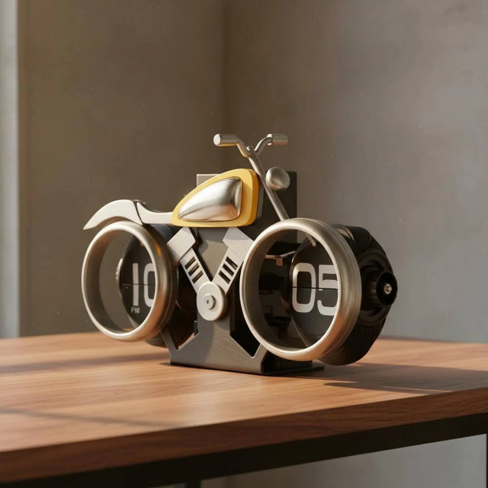 Reloj Mecánico Retro para Motocicleta – Abatible, Silencioso y Decorativo - imagen 4
