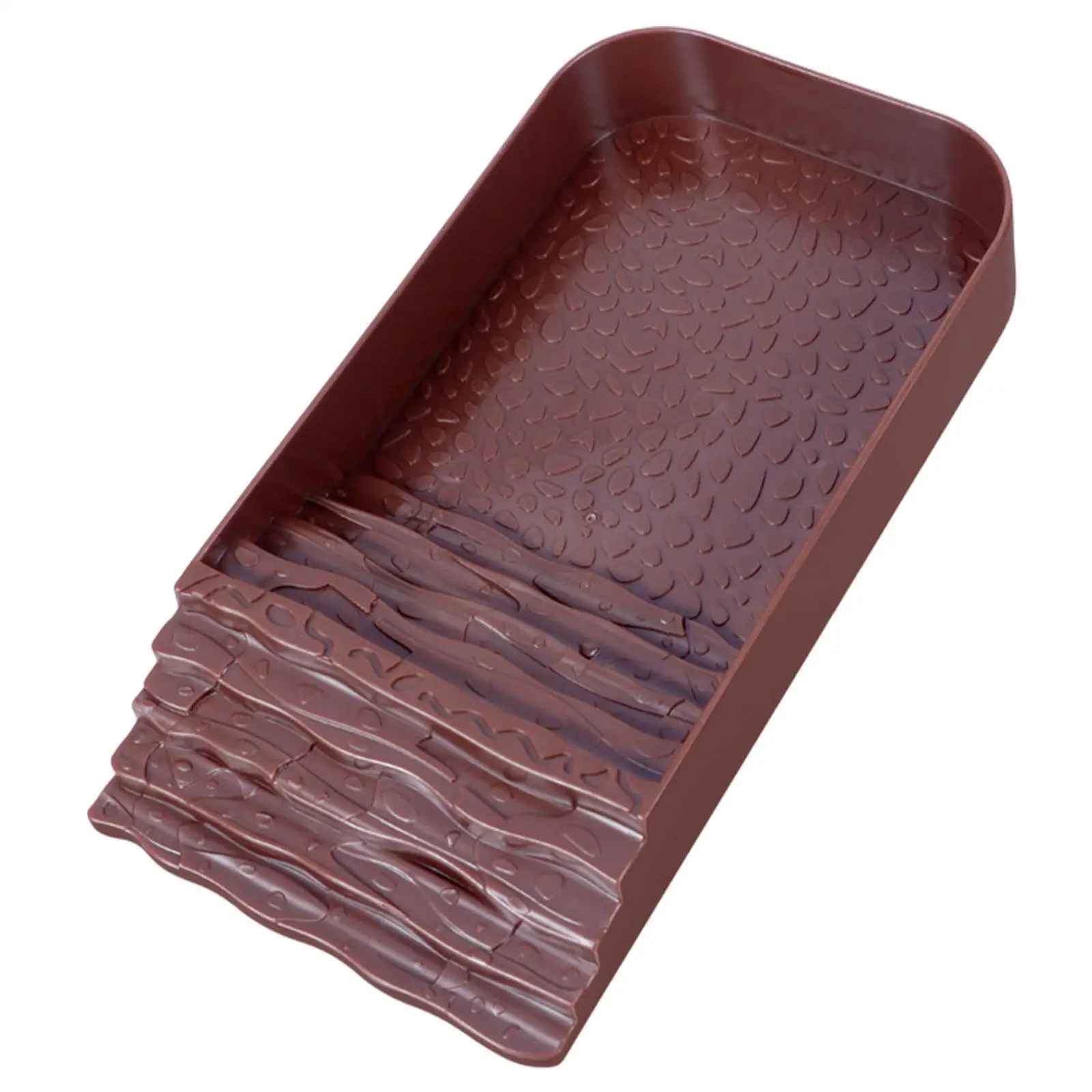 Turtle Food Bowl Tortoise Feeder Reptile Bath Pool for Scorpion Gecko Snake