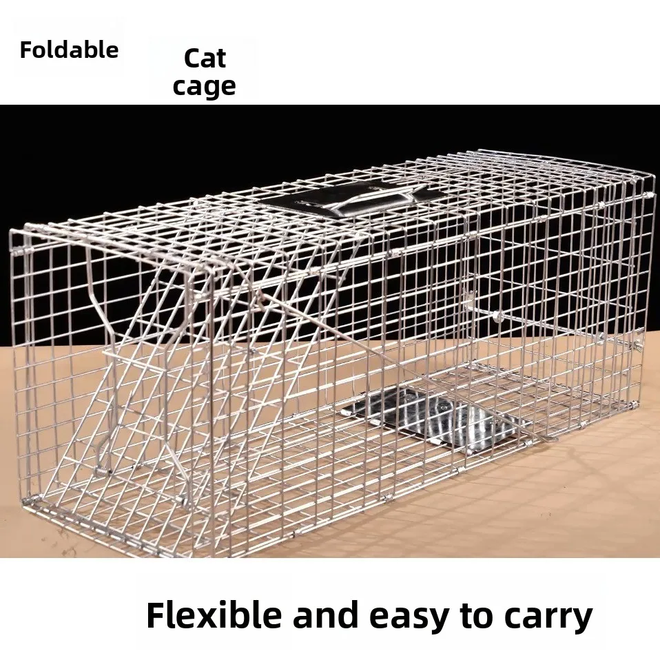 Jaula de rescate humana para gatos, jaula para mascotas, Jaulas de rescate para gatos perdidos
