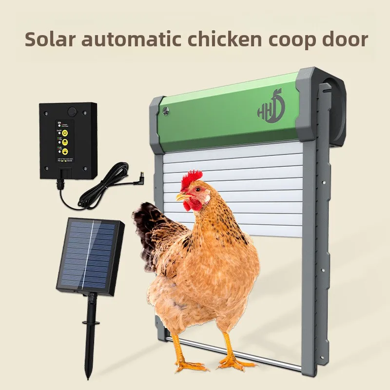 Abrepuertas automático para gallinero con sensor de luz y temporizador - imagen 3