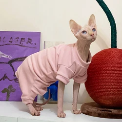 Jersey polar con capucha para gato Sphynx – Ropa térmica