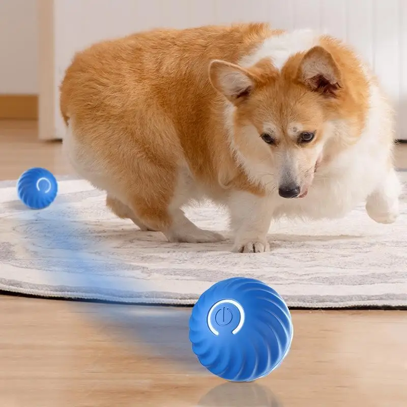 Pelota interactiva para gatos, pelota de juguete eléctrica para gatos con movimiento automático, pelota mágica rodante automática electrónica, juguetes para gatos - imagen 3