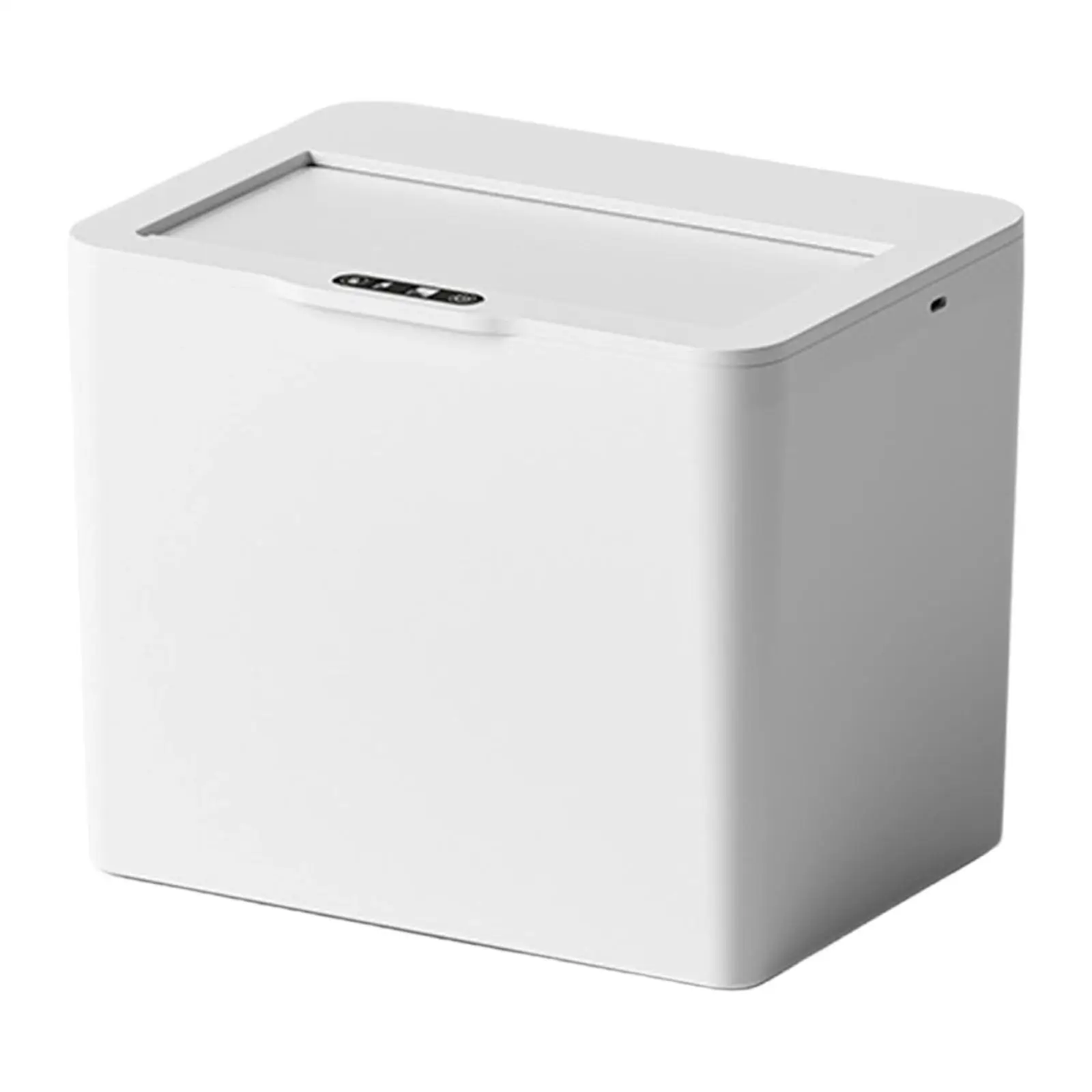 Cubo de basura de inducción inteligente, cubo de basura automático, ligero, fácil de limpiar, durabilidad, cubo de basura sin contacto para baño de escritorio