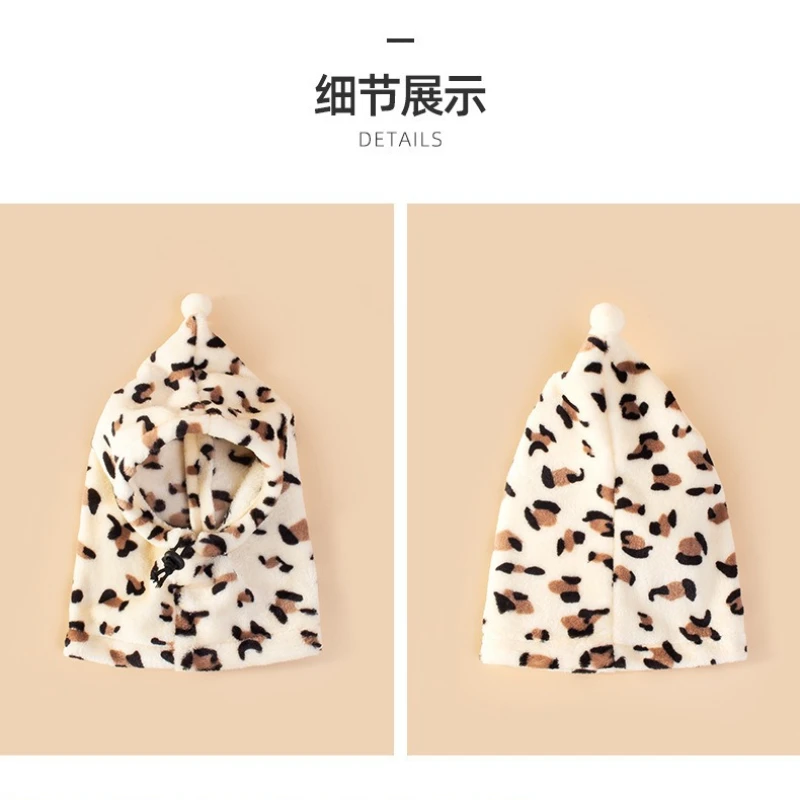 Gorro Navidad felpa para perros y gatos – Accesorio cálido y divertido - imagen 5